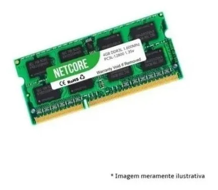 MEMORIA DDR3 4GB 1600 NETCORE P NOTEBOOK